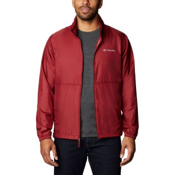 Columbia Creekview Windbreaker, Chamarras Rojos Para Hombre | 052319-OQE